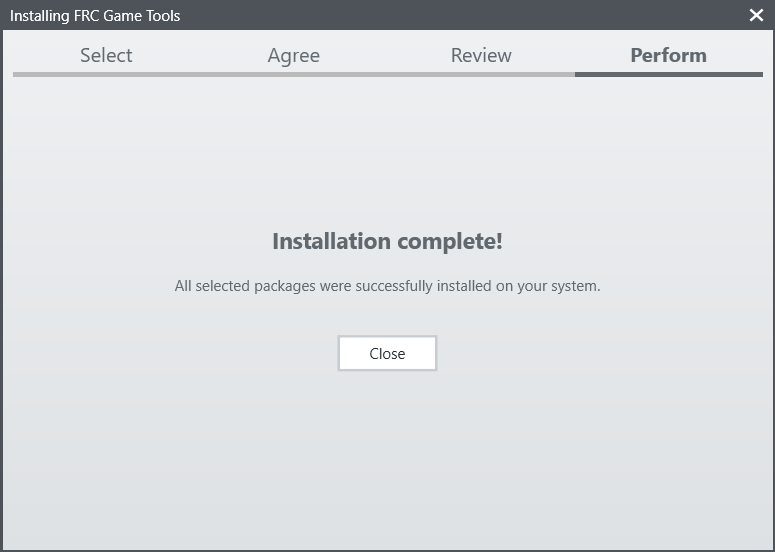 Installation Summary